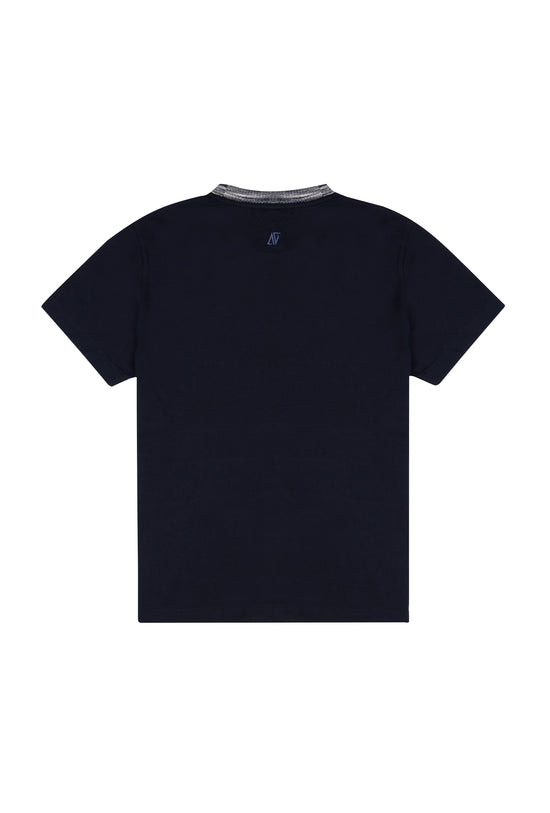 Knit T-Shirt - Navy