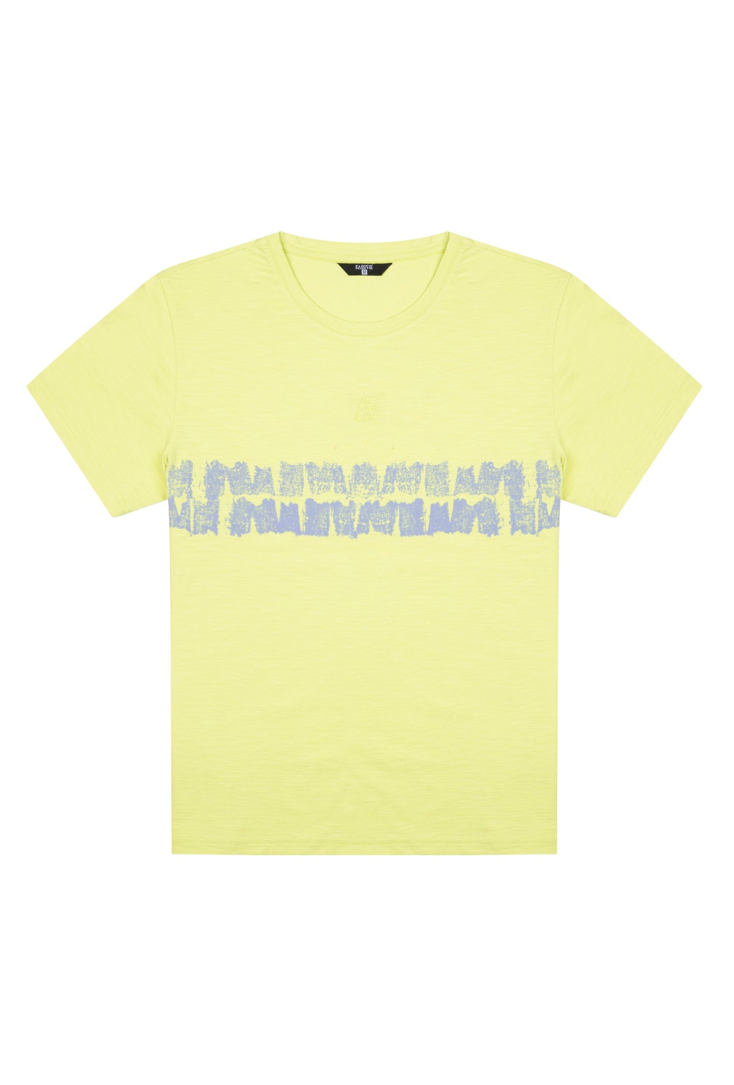 Cotton T-Shirt- Bitter Butter Line Dye