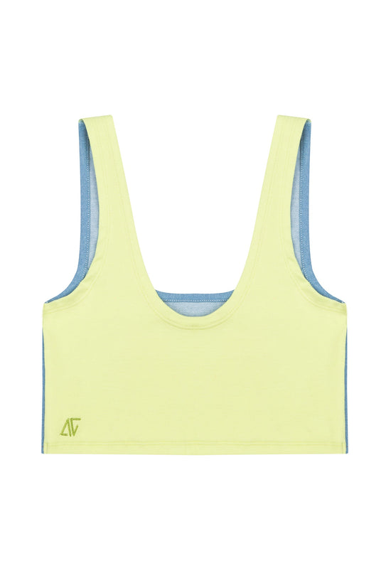 Cotton Tank Top - Cameo Green