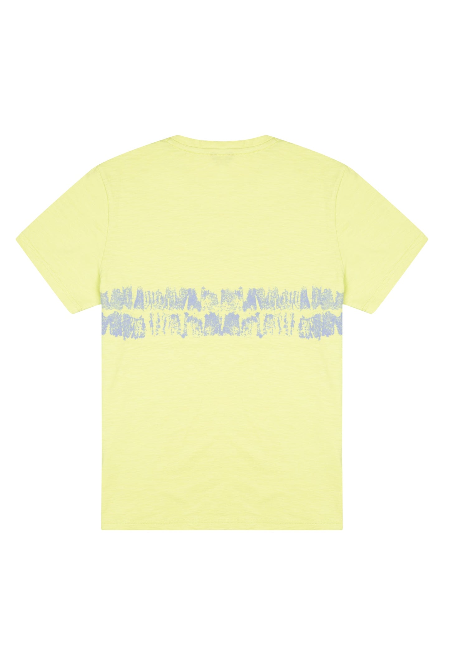 Cotton T-Shirt- Bitter Butter Line Dye