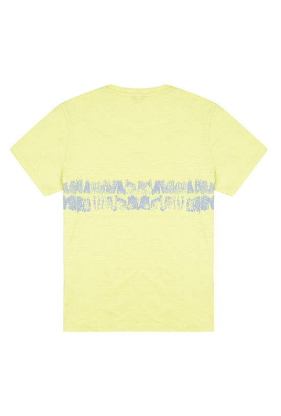 Load image into Gallery viewer, Cotton T-Shirt- Bitter Butter Line Dye
