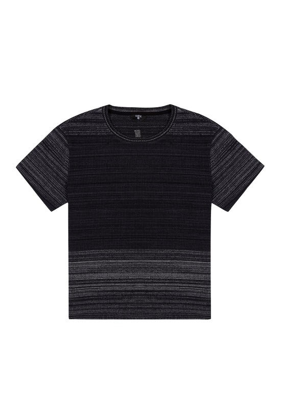 Full Knit T-Shirt - Black