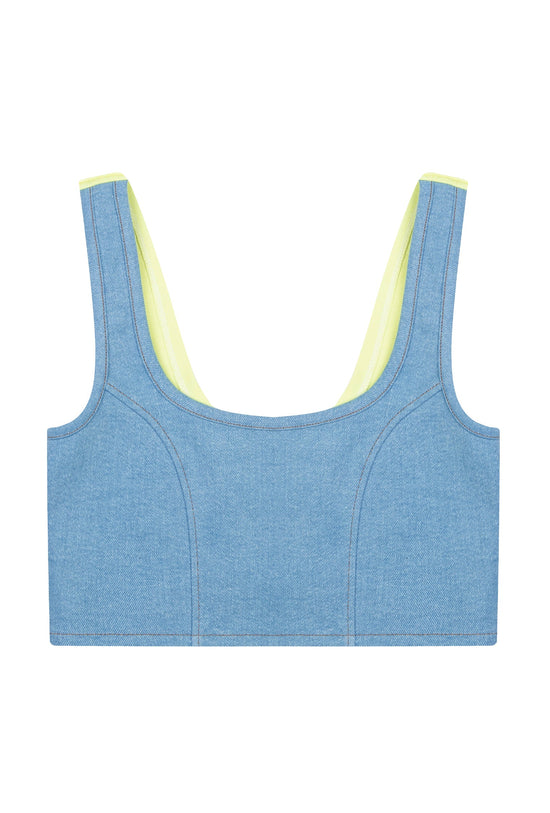 Cotton Tank Top - Cameo Green