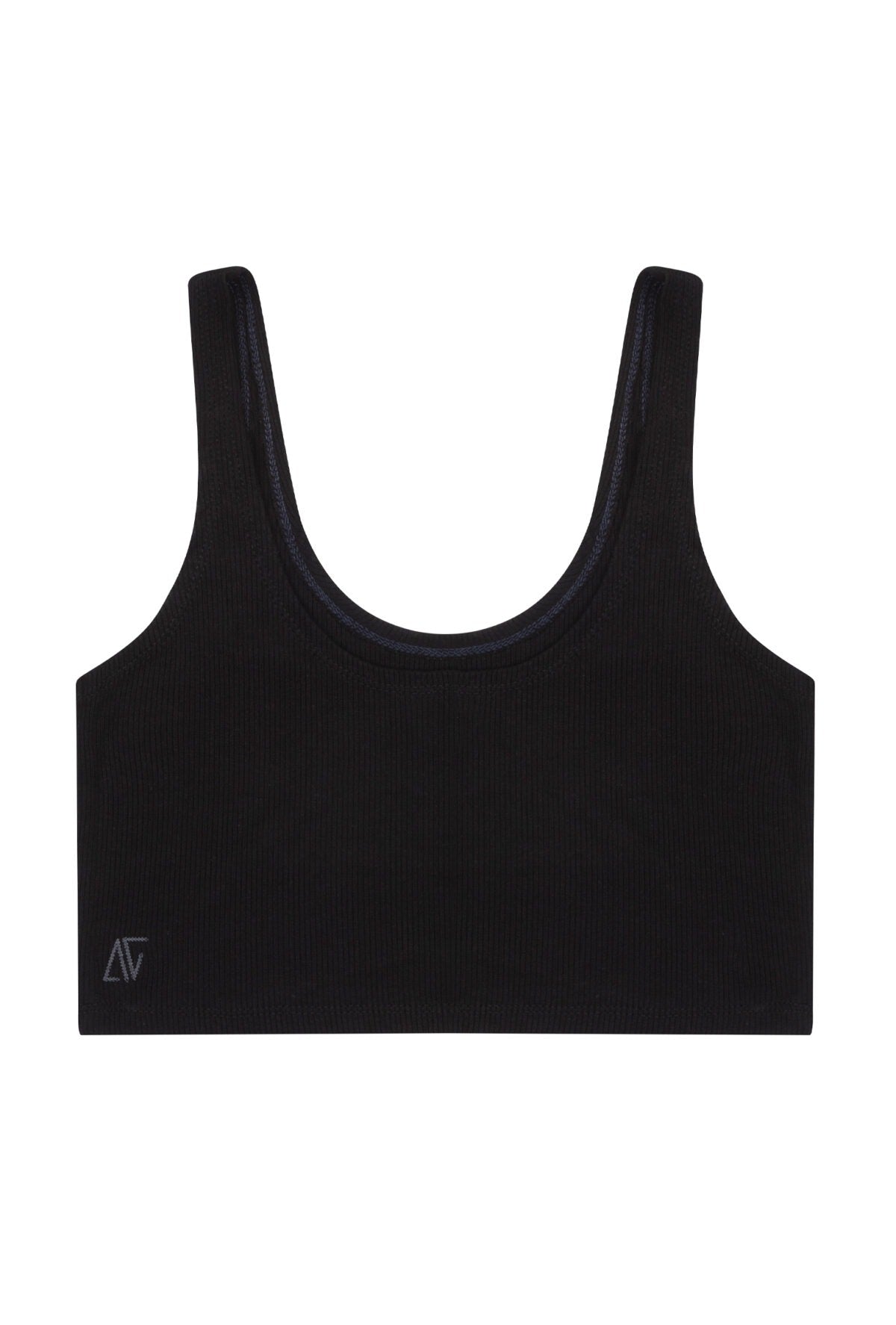 Rib Tank Top - Black