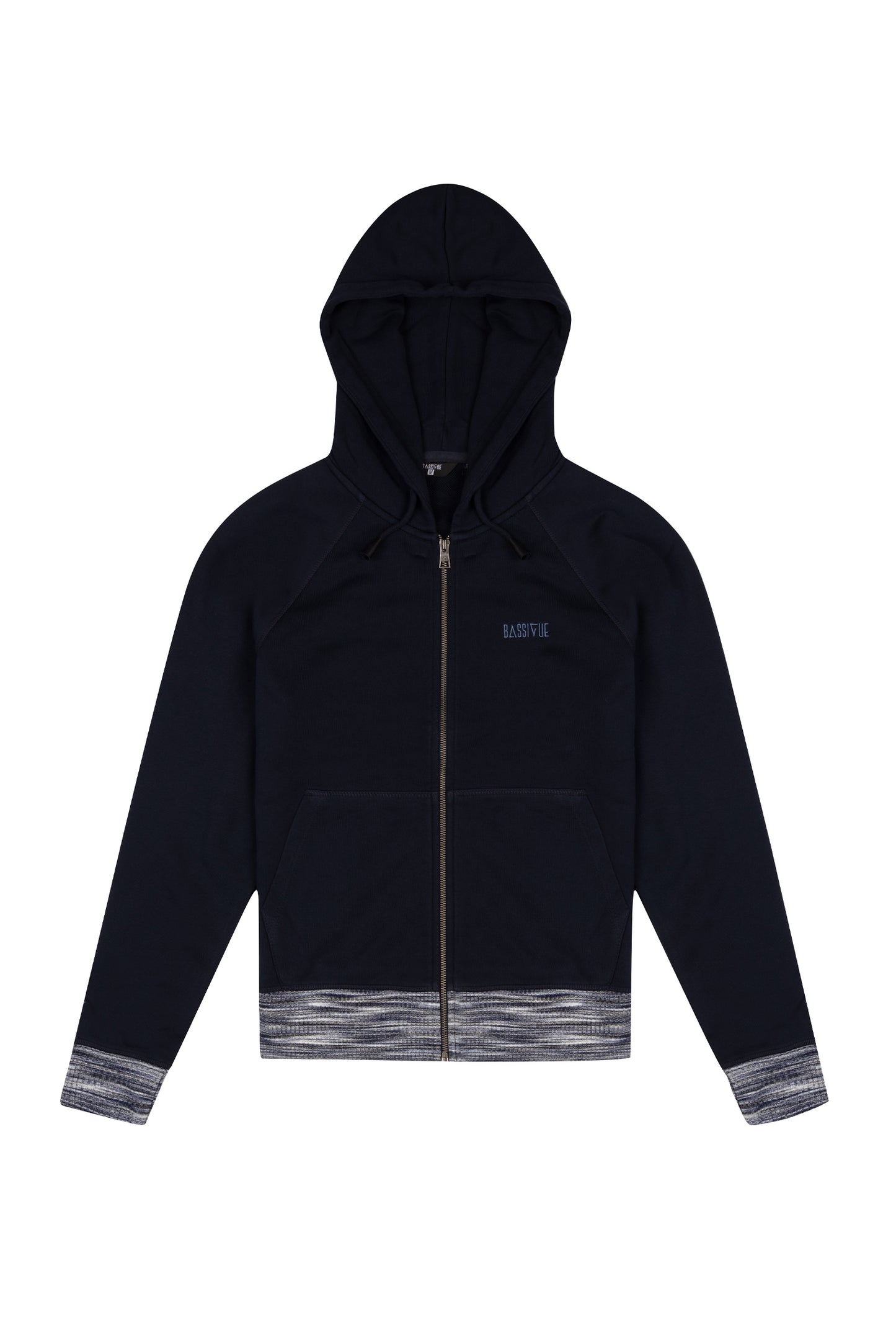 Knit Fermuarlı Sweatshirt - Lacivert