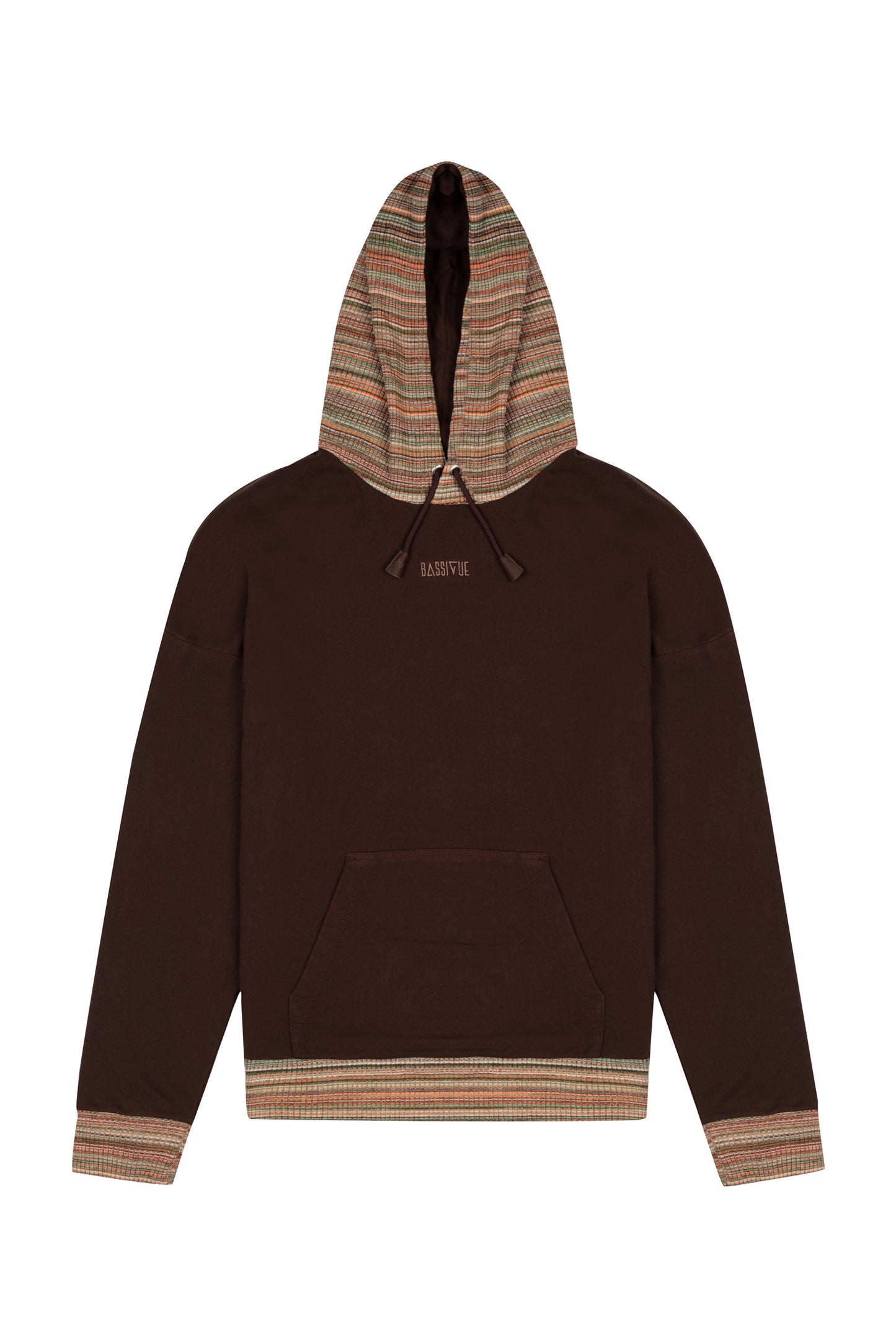 Knit Hoodie - Dark Oak