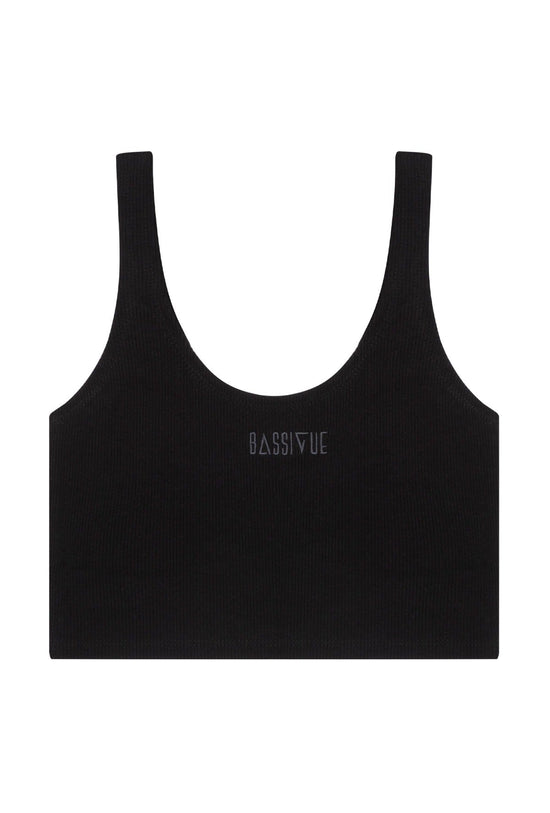 Rib Tank Top - Black