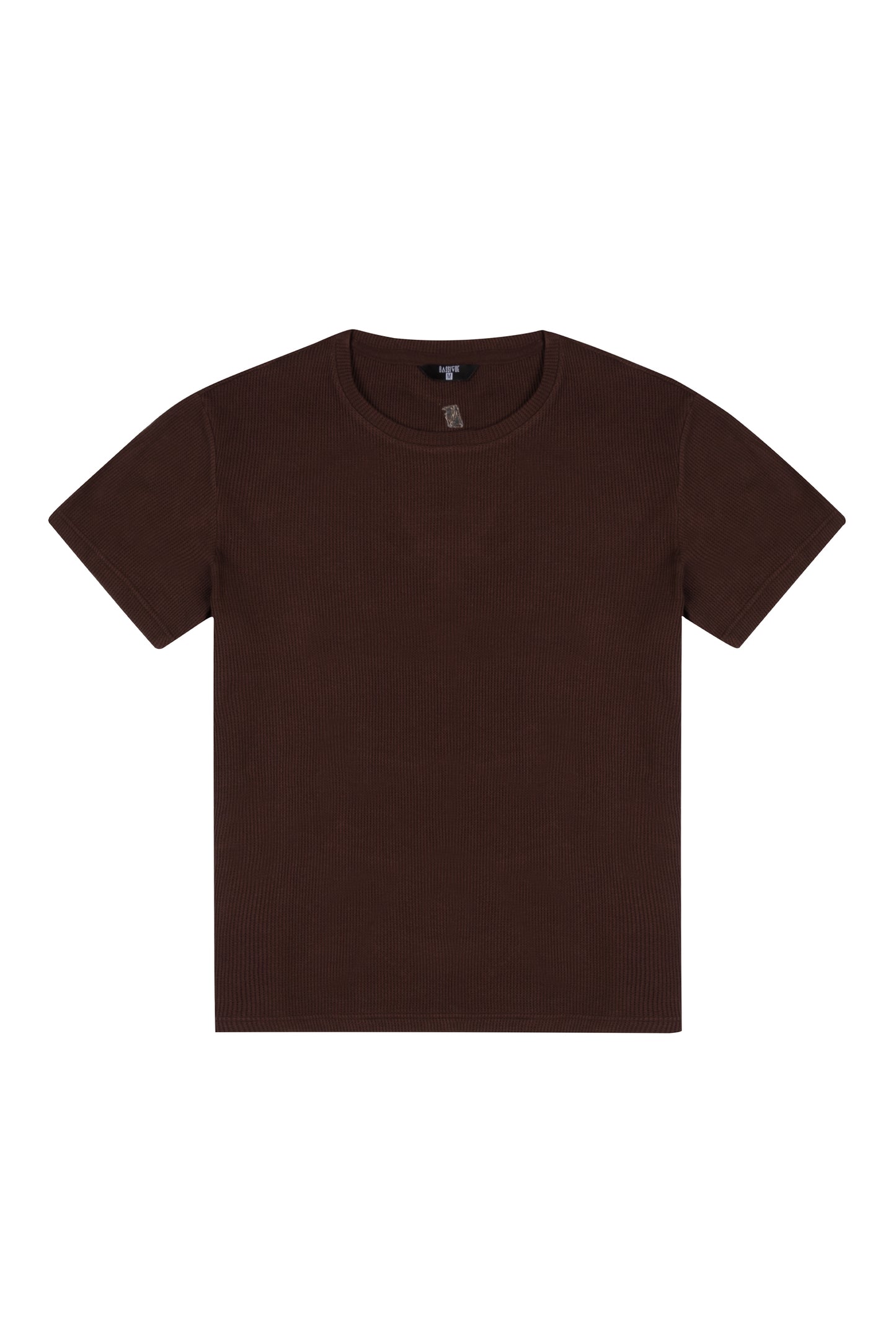 Waffle T-Shirt -Brown