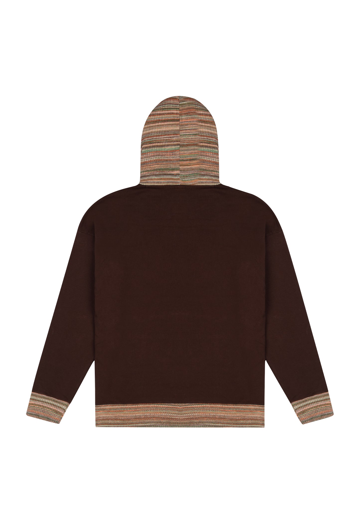 Knit Hoodie - Dark Oak