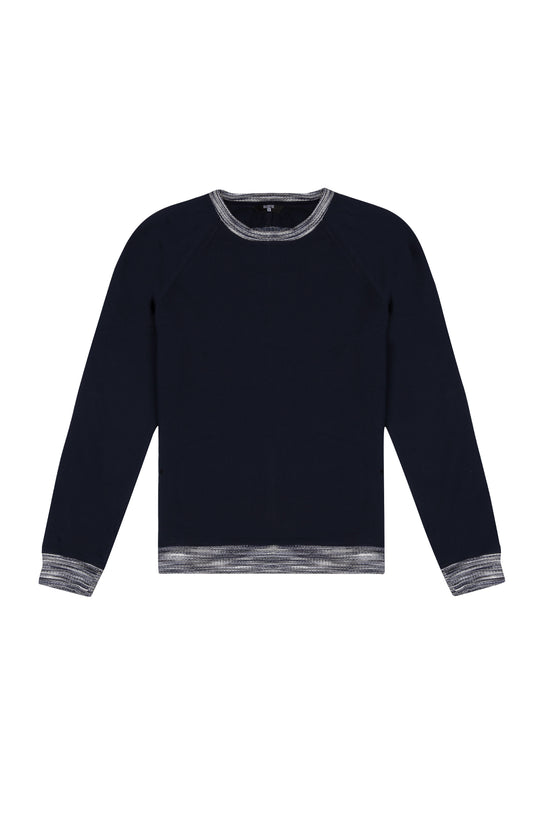 Knit Sweatshirt- Navy