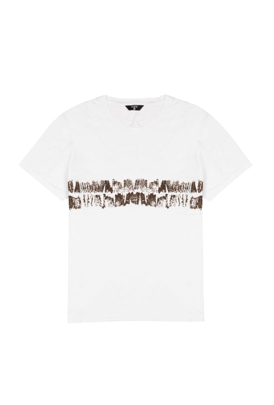 Line Dye Tshirt - Dark Oak