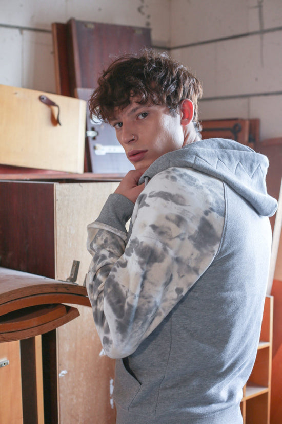 Duo Dye Zipper Sweatshirt