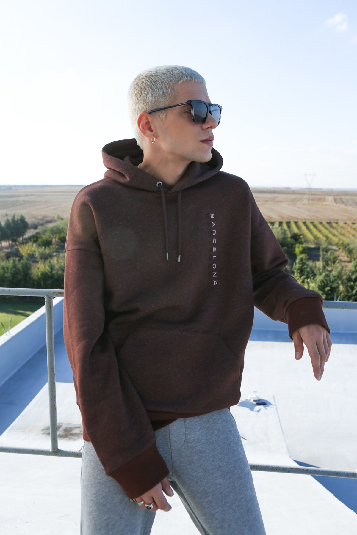 Cotton Hoodie - Barcelona
