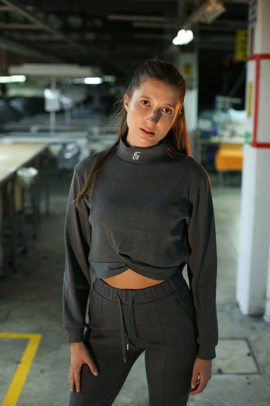 Cigarette Sweatpants - Dark Grey