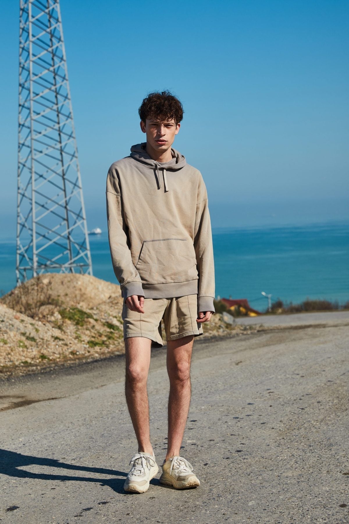 Cotton Shorts - Acid Khaki