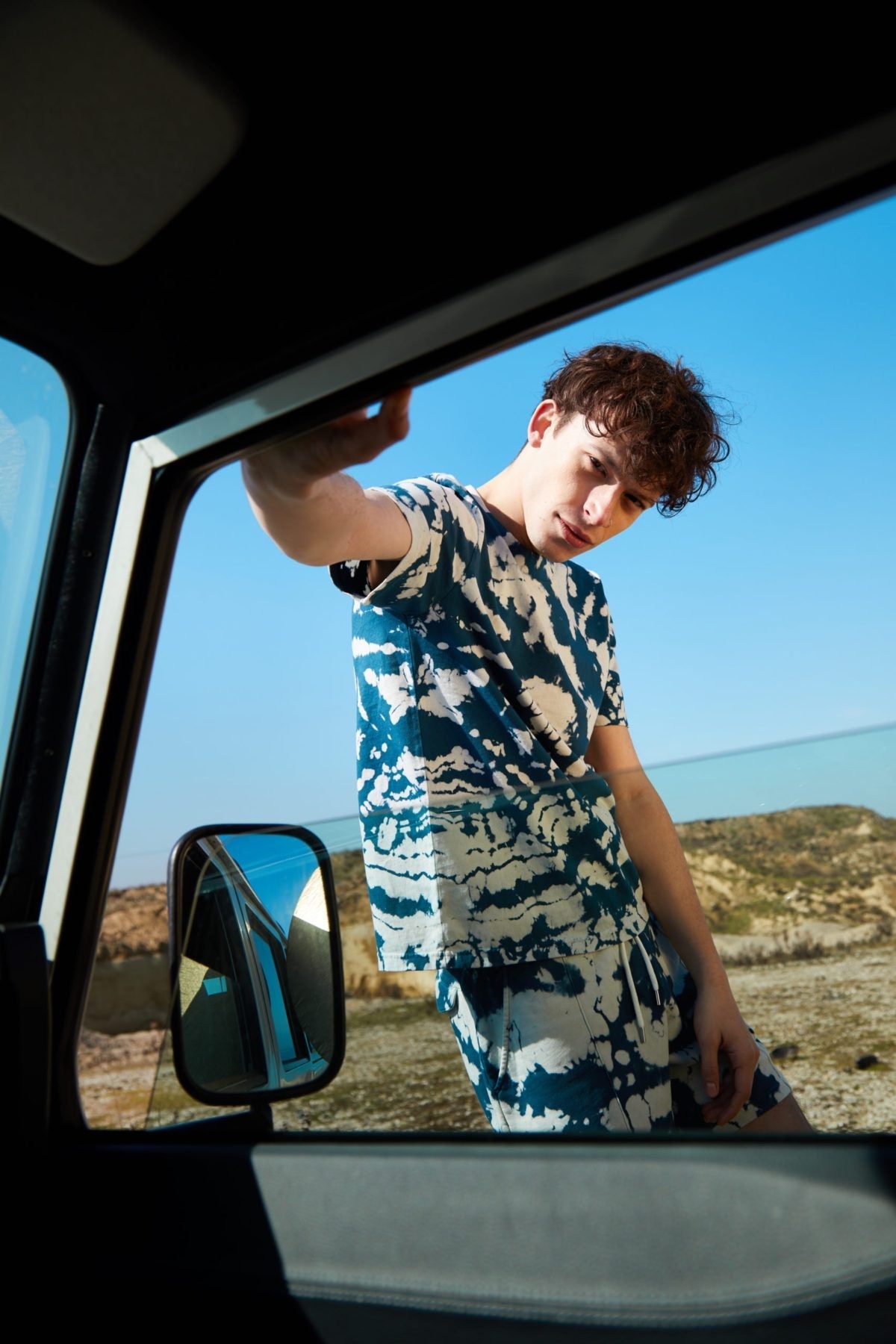 High Density Cotton Crewneck T-Shirt - Ocean