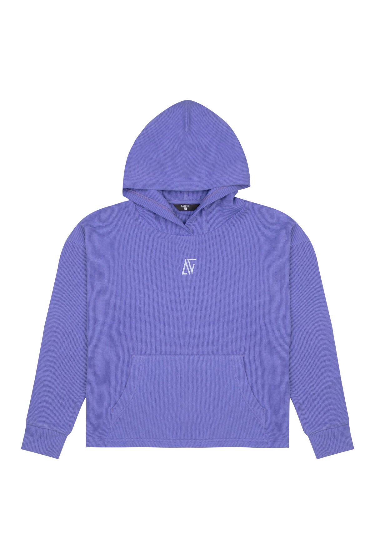Waffle Oversize Hoodie - Very Peri