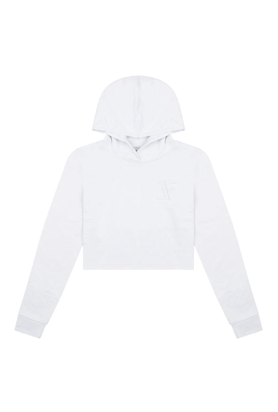 Open Back Hoodie - Eggshell