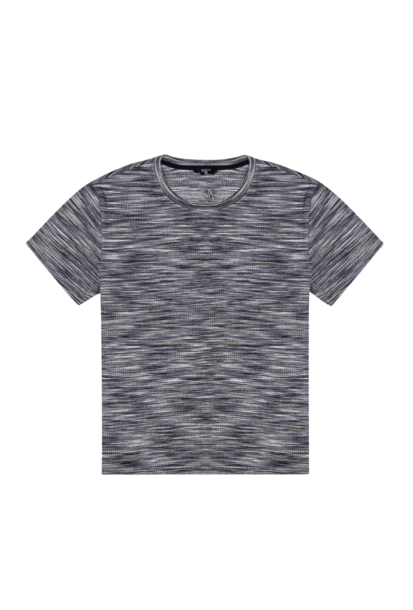 Full Knit T-Shirt - Navy