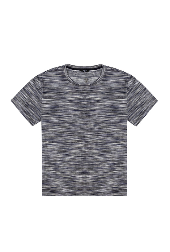 Full Knit T-Shirt - Navy
