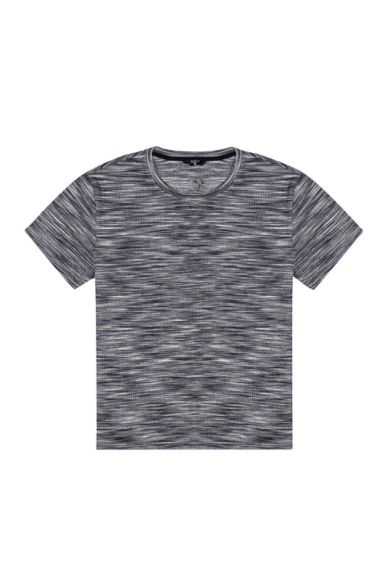 Load image into Gallery viewer, Full Knit T-Shirt - Navy

