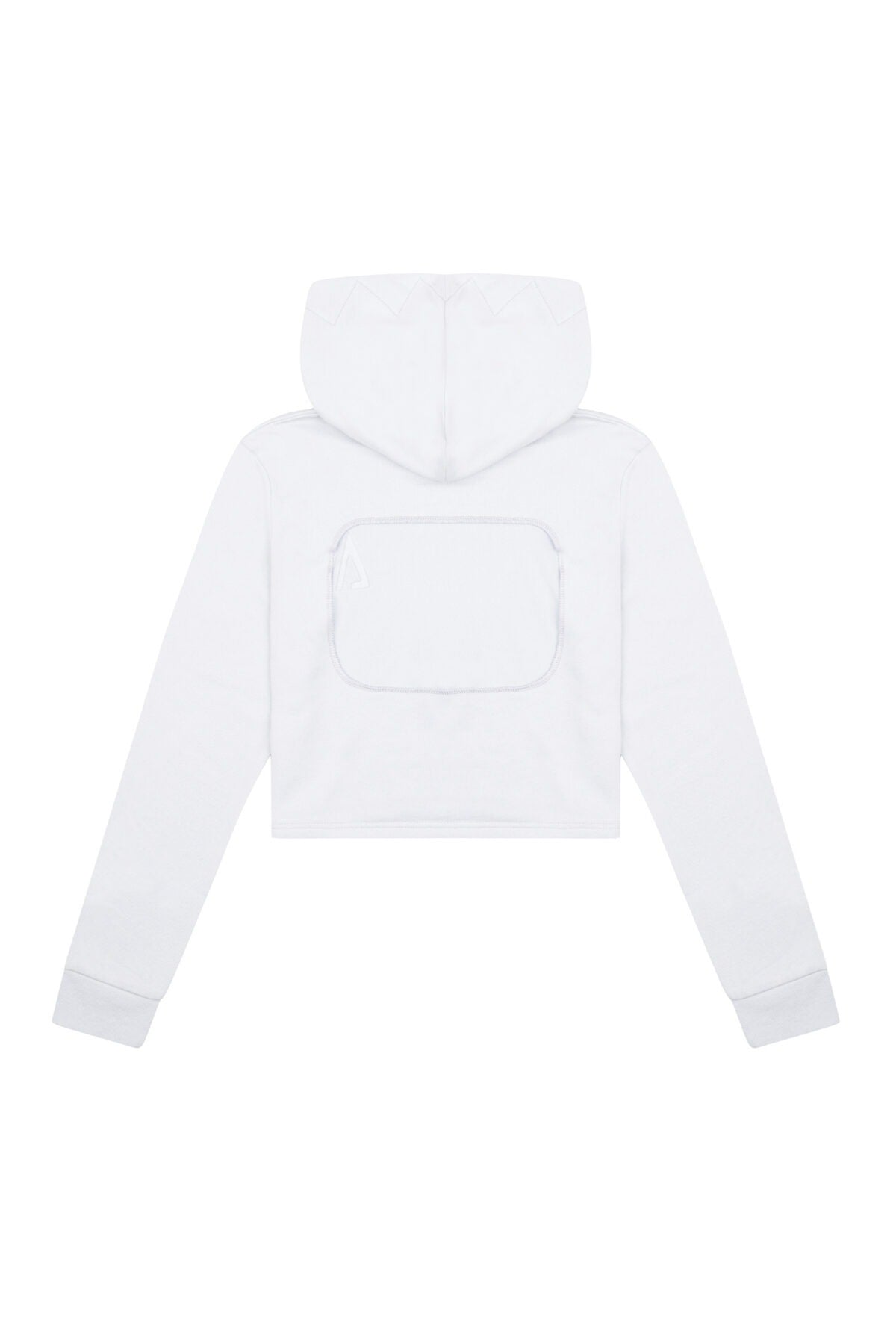 Open Back Hoodie - Eggshell