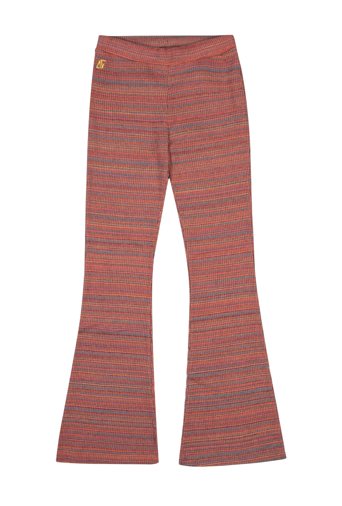 Knit Flare Sweatpants - Rainbow