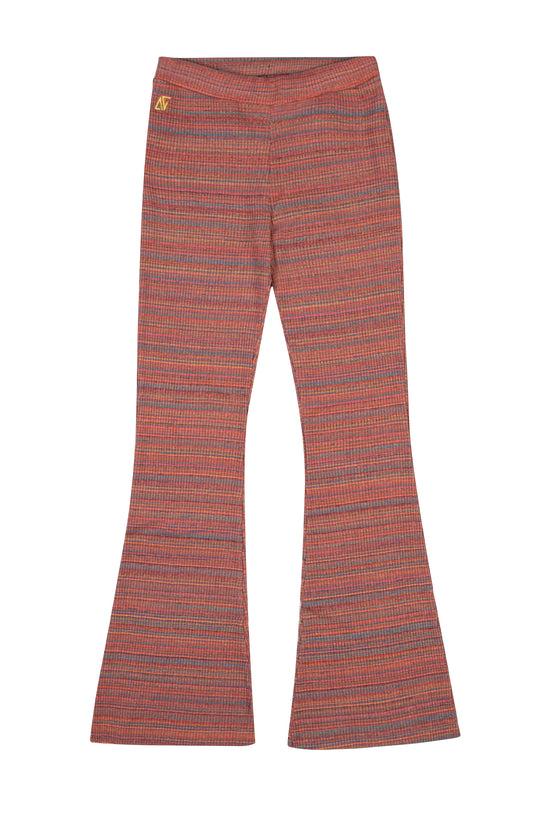 Knit Flare Pantolon - Pembe