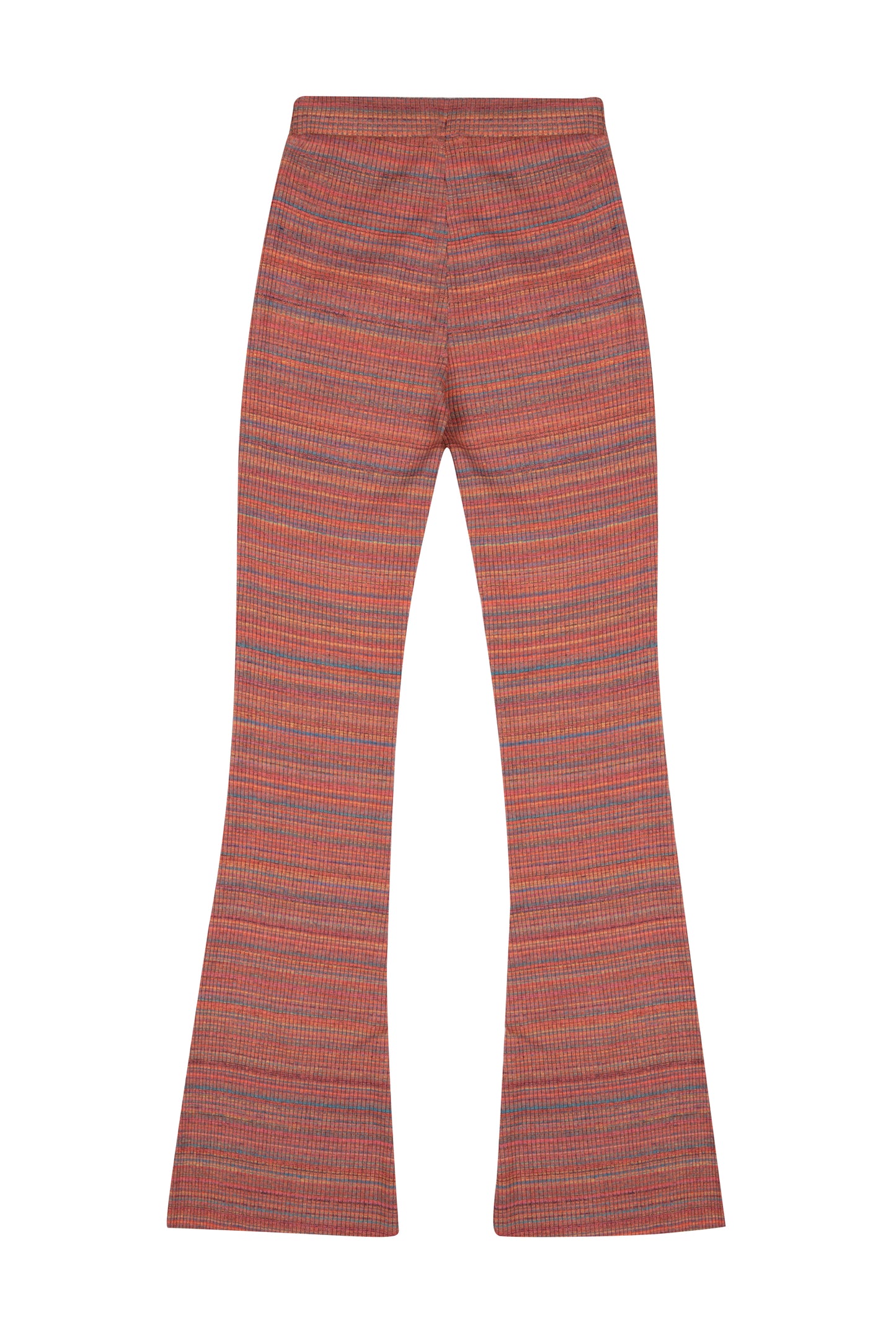 Knit Flare Pantolon - Pembe