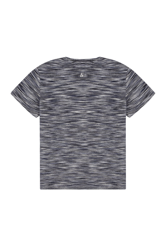 Full Knit T-Shirt - Navy