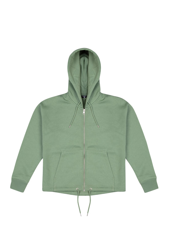 Dyna Zipper Hoodie - Jade