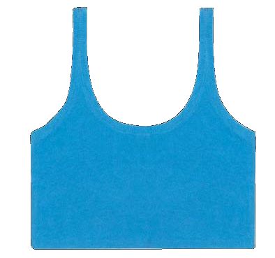 Towel Tank Top - Tranquil Blue