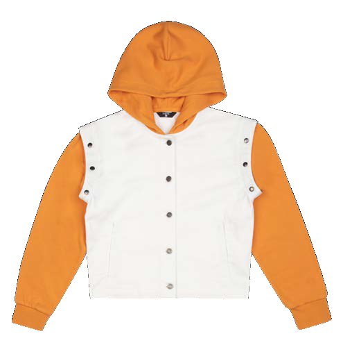 White Denim Vest Jacket - Sundial