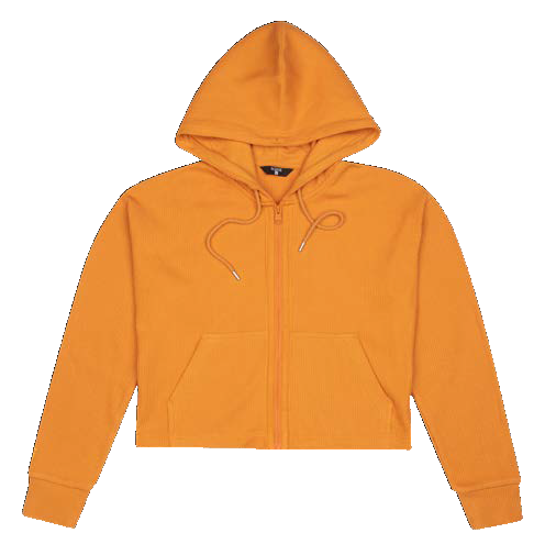 Waffle Zipper Sweatshirt - Sundial