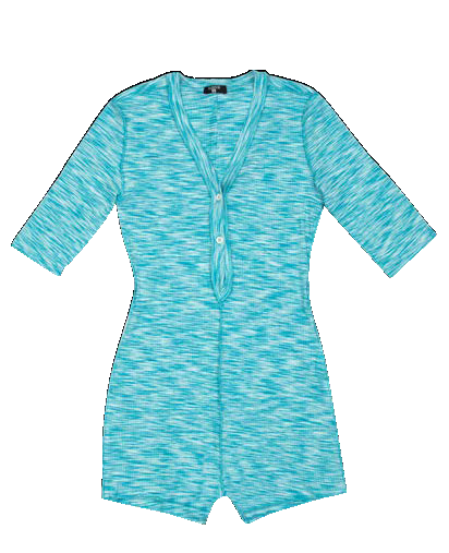 Load image into Gallery viewer, Mini Romper - Tranquil Blue
