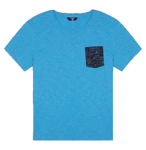 Pocket T-Shirt - Tranquil Blue