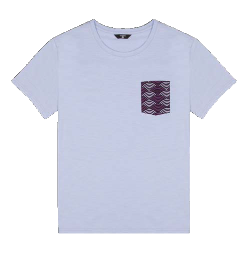 Pocket T-Shirt- Sparkling Grape