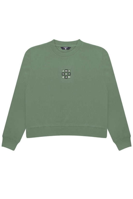 Cotton Crewneck Sweatshirt - Amsterdam