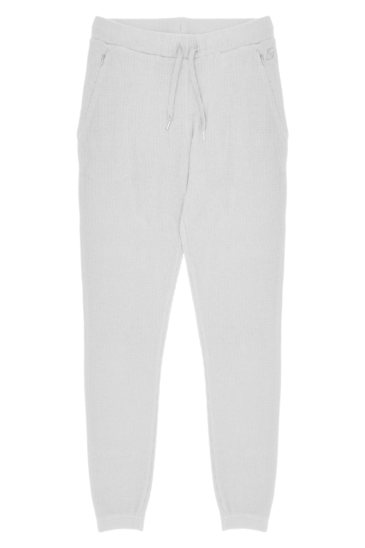 Waffle Sweatpants - White
