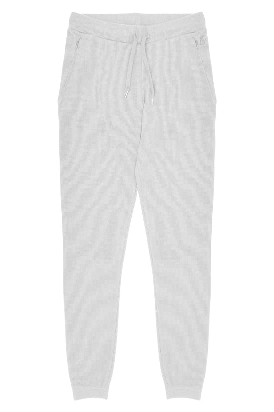 Waffle Sweatpants - White