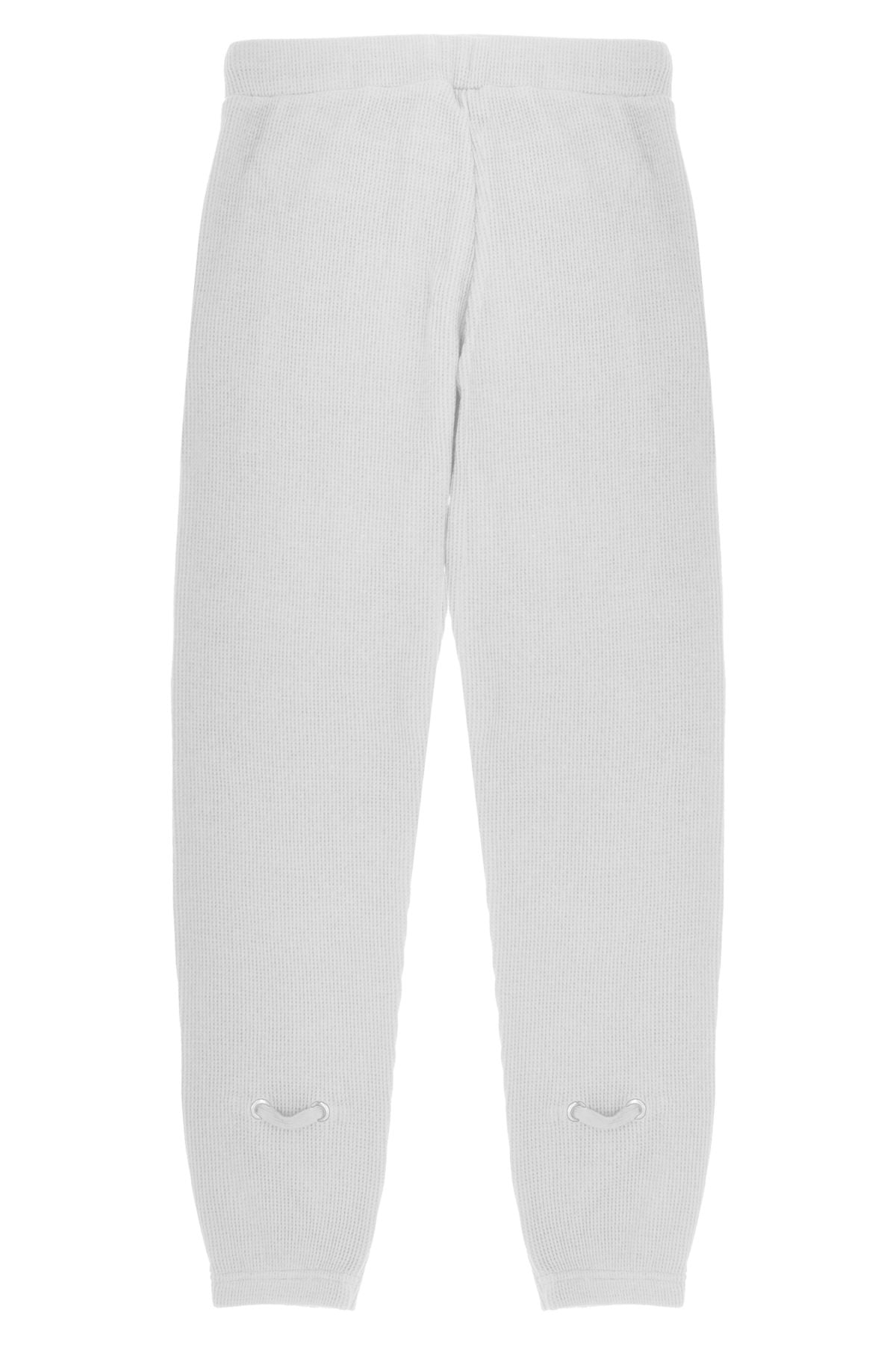 Waffle Sweatpants - White