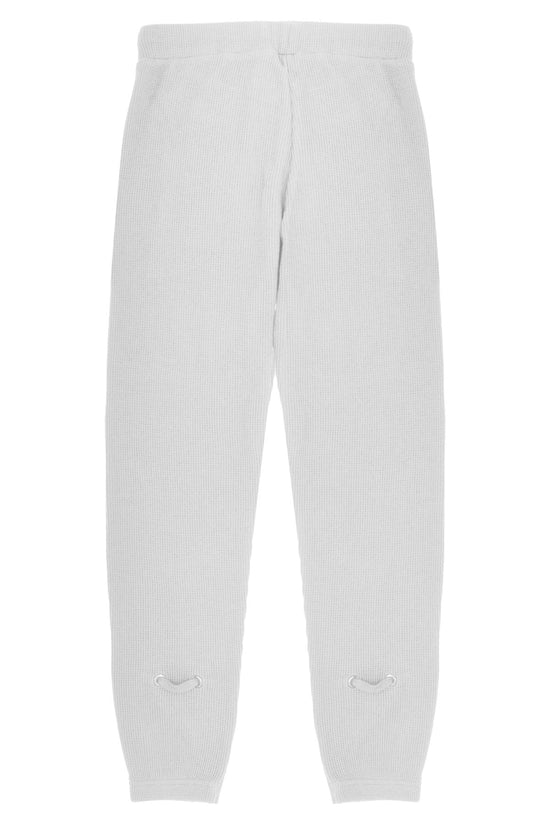 Waffle Sweatpants - White