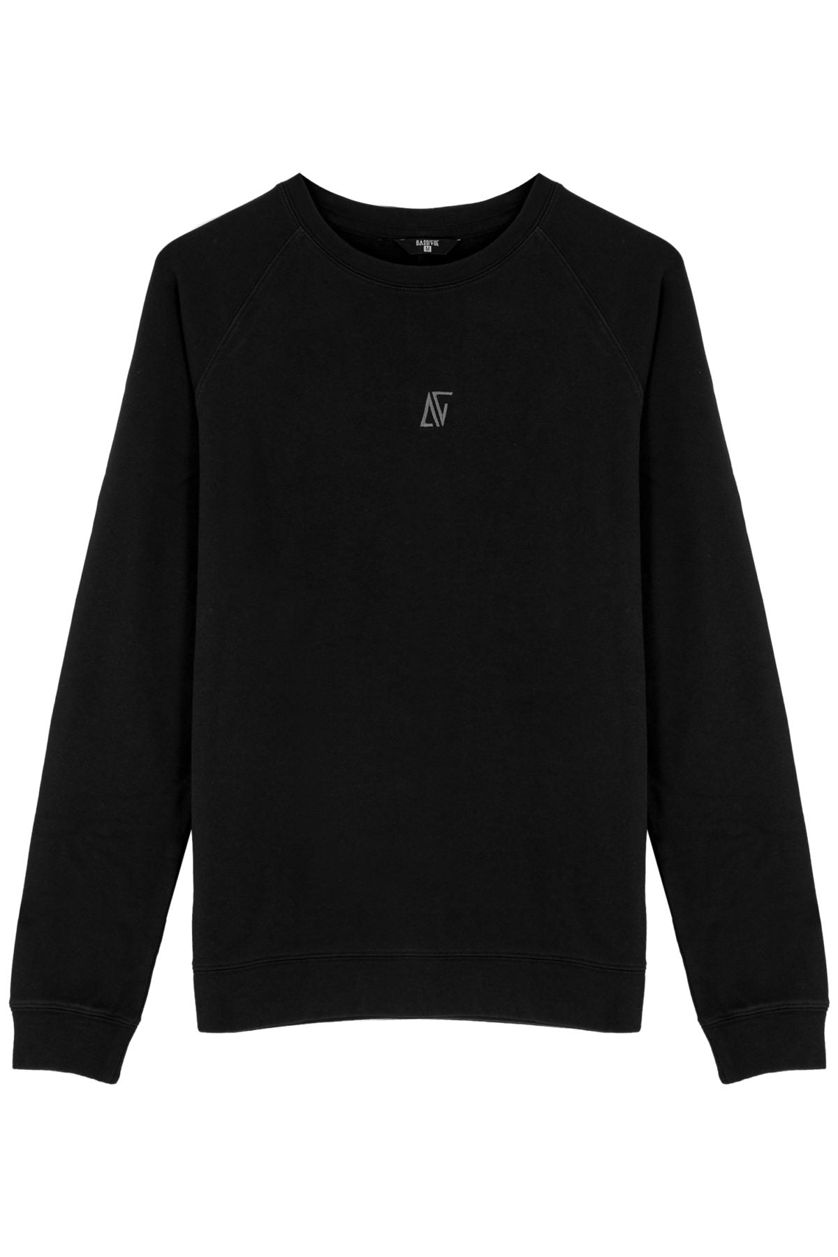 Cotton Crewneck Sweatshirt - Black