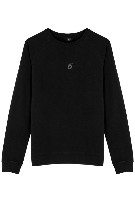 Bisiklet Yaka Sweatshirt - Siyah