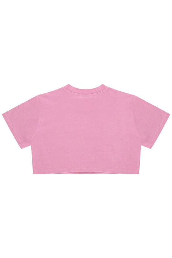 High Density Crop T-Shirt - Sea Pink
