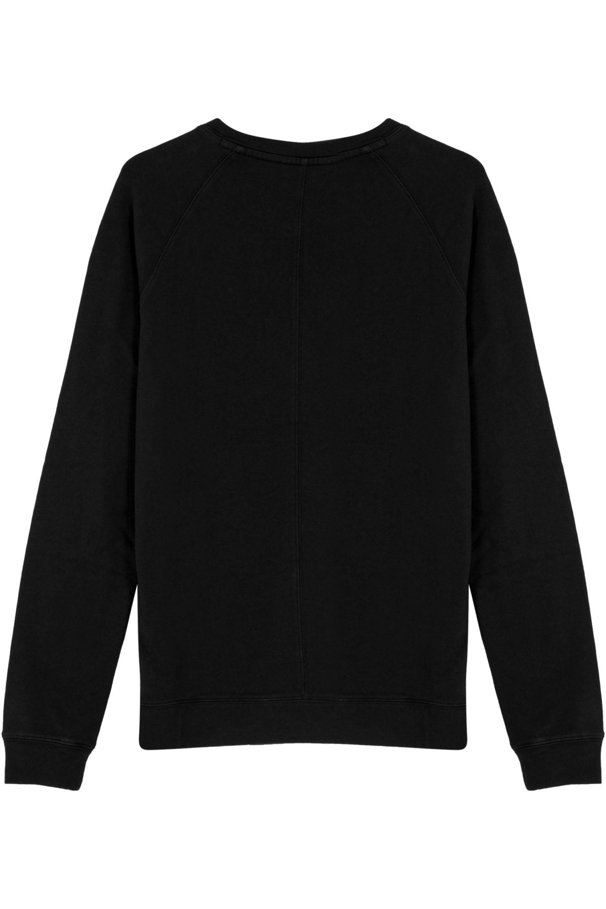 Cotton Crewneck Sweatshirt - Black