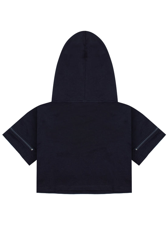 Black Kang Airbus Crop Short Sleeve