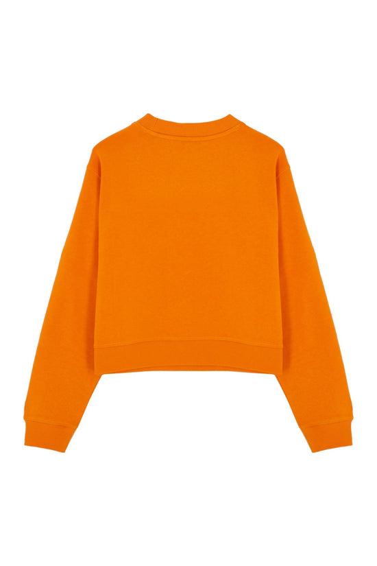 Load image into Gallery viewer, Cotton Crewneck Sweatshirt - Persimman Orange
