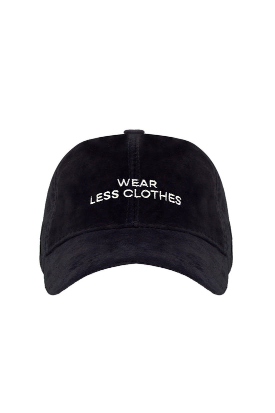 Wear Less Clothes Süet Deri Şapka