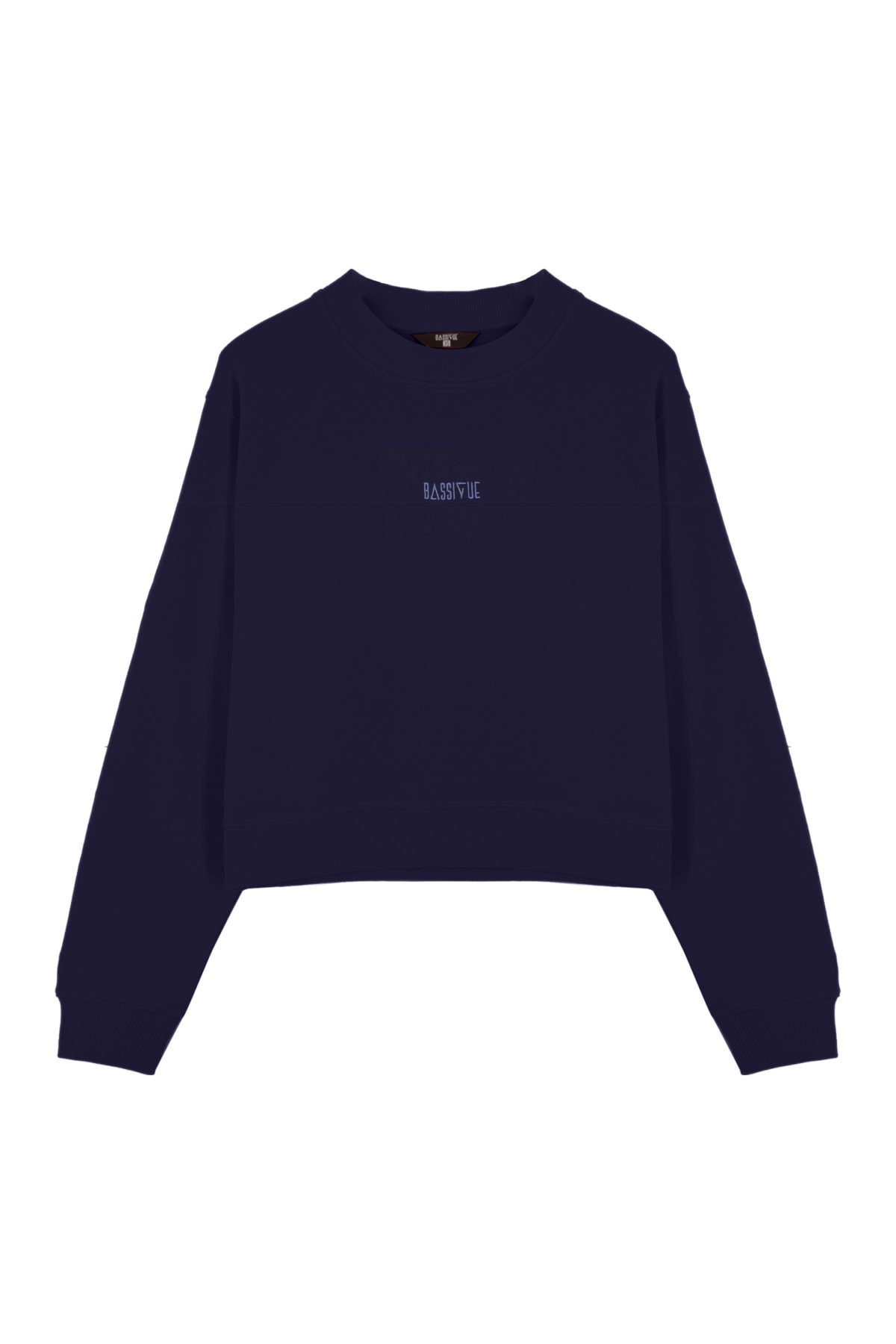 Bisiklet Yaka Sweatshirt - Koyu Lacivert